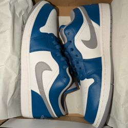 Jordan 1 Low True Blue Cement Size 11 