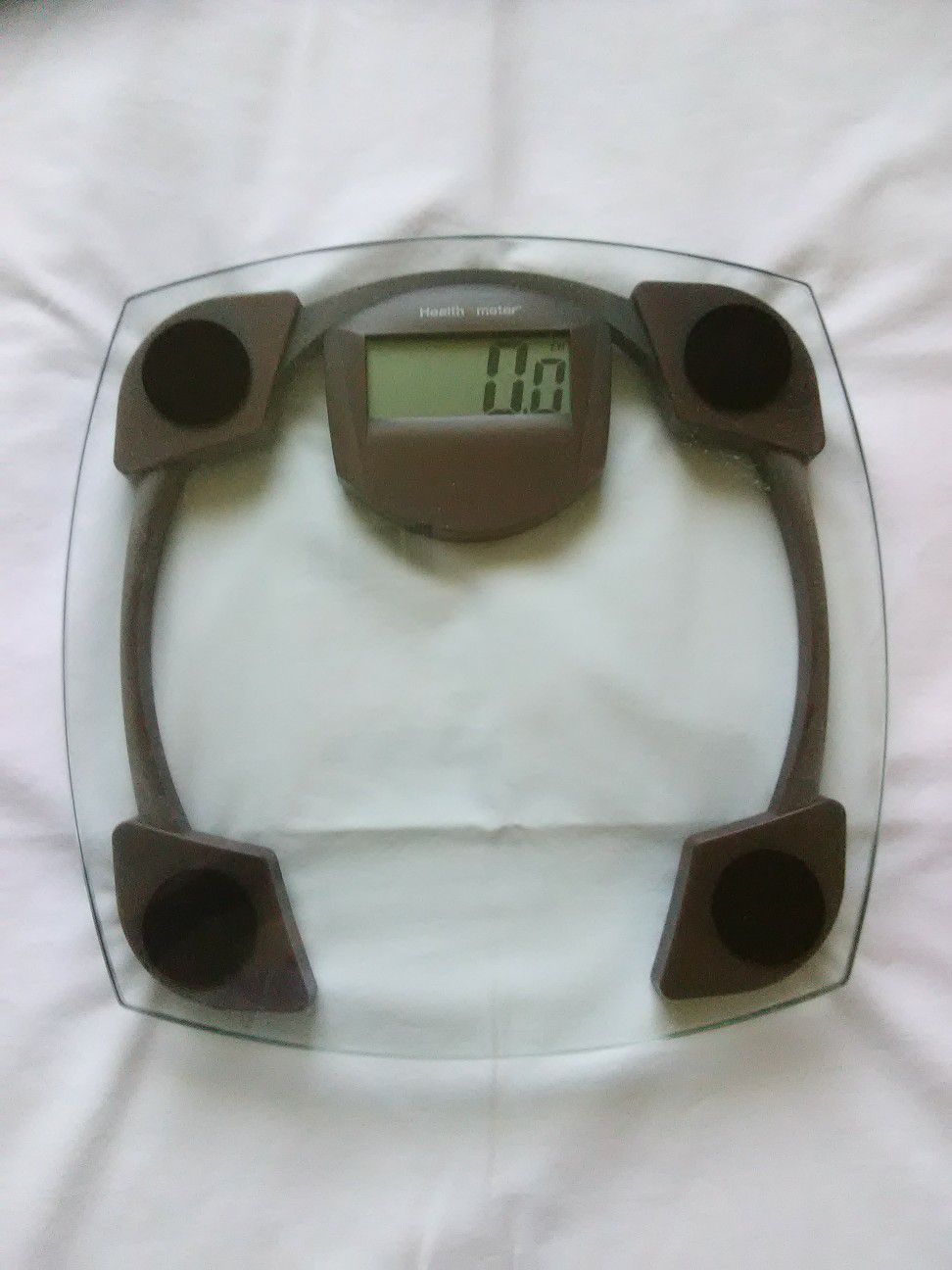 Health O Meter Bathroom Digital Glass Weighing Scale 330lb Max
