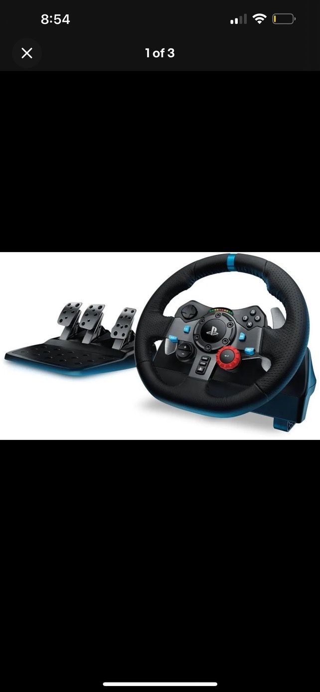 Logitech G29 Driving Force Racing Wheel and Pedals for PS3 PS4 PS5 PC MAC 