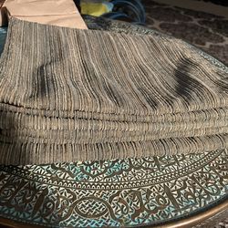 6 sage green /earthy colored vintage dining room placemats