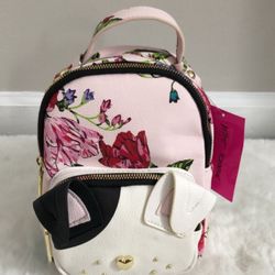 Betsey Johnson Kitsch Backpack CatFloral