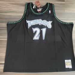 Mitchell & Ness Timberwolves Kevin Garnett 1997-98 Swingman HWC Jersey Size 5XLB