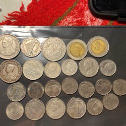 Thailand  1977-88 Lot Of 24 Coins