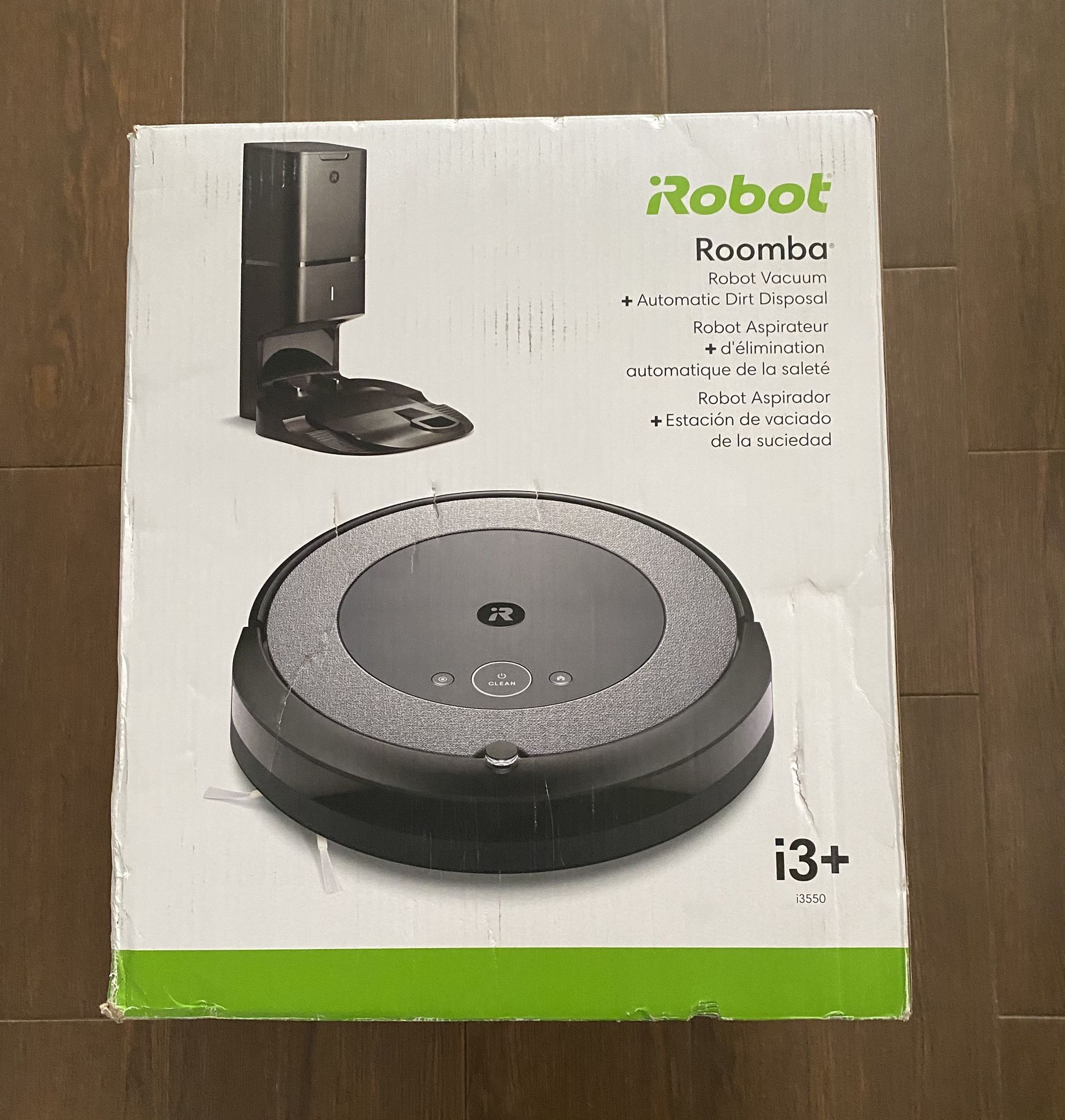 iRobot Roomba i3+ EVO (3550) Self-Emptying Robot Vacuum 