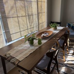 Mid-Century Modern Dining Table & Chairs