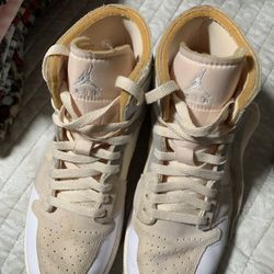 Nike Air Jordan 1 Mid SE Craft Inside Out White Grey Phantom