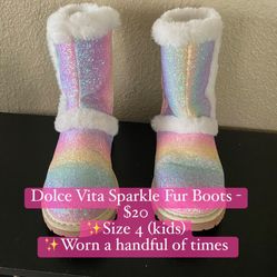 Dolce Vita Fur Boots (kids)