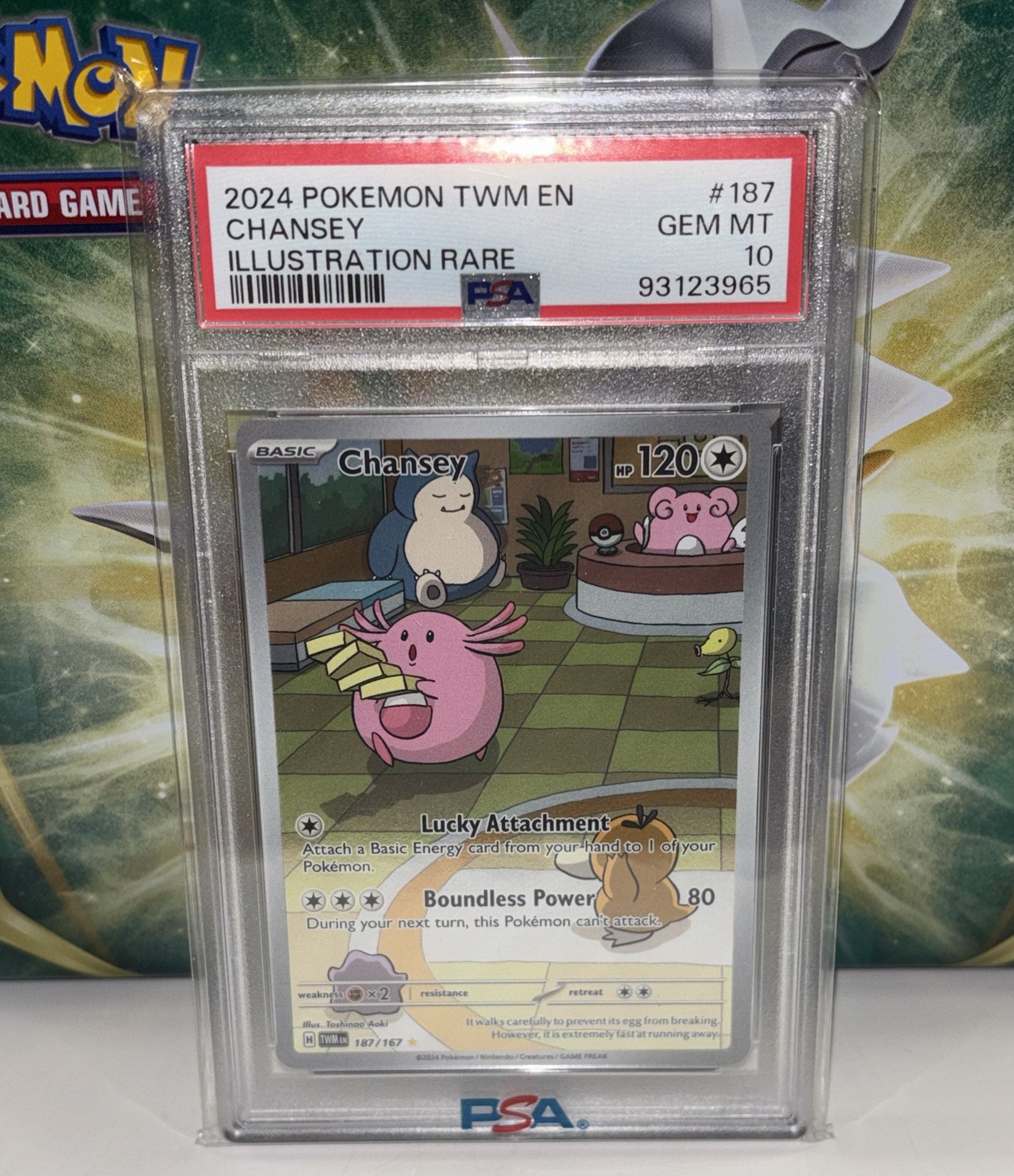 PSA 10!!! Pokémon Twilight Masquerade Chansey