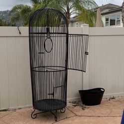 very large wrought iron burg cage