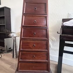 Vintage 6 Drawer Pyramid Dresser/Storage Drawers