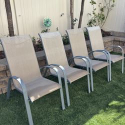 4 Stacking Sling Patio Chairs from Target