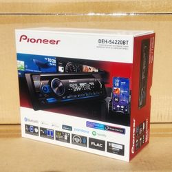 Pioneer DEH-S4220BT Single Din Car Stereo Bluetooth USB Mp3 Auxiliary Am Fm Radio CD 🚨 Payment Options Available 🚨 No Credit Needed 🚨 