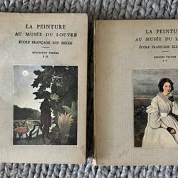 Vintage Art Books - La Pienture Au Musee Du Louvre 1958