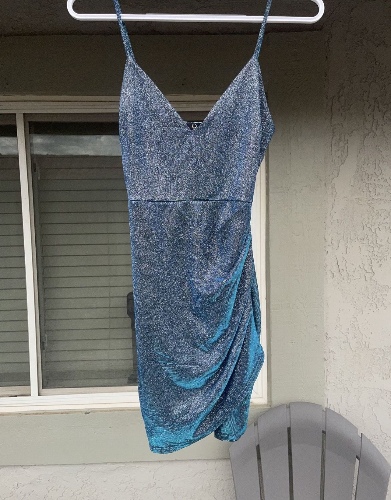 Beautiful Pearlescent Blue Dress