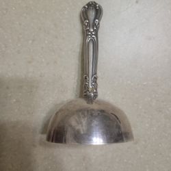 Vintage Sterling Silver Handle Dinner Bell.  Weight is 100.9 Grams 