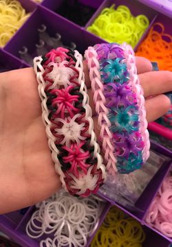 Rainbow loom advanced bracelets