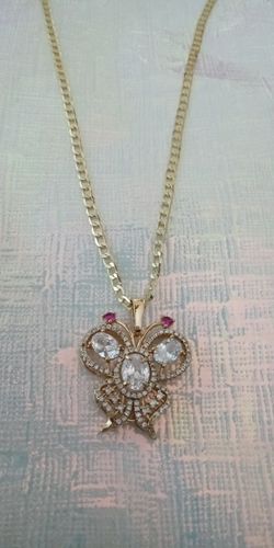 22" chain in gold plated