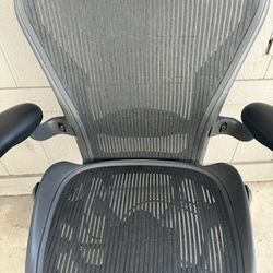 One More Herman Miller Aaron Chairs Size A FULLY Loader  Like New 