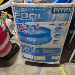 Used Pool With Hoses N Pump 