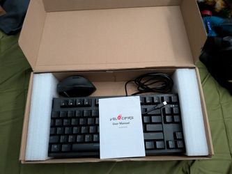 Velocifire Wired Keyboard(KM01 Model) And Wireless Mouse