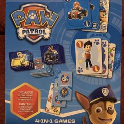 🎁 Paw Patrol 4-in-1 Game 