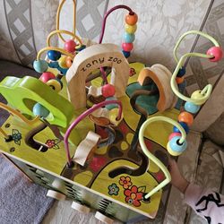 B. Toys Wooden Activity  Cube 