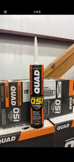 OSI QUAD Window, Door & Siding Sealant – White (10 oz)