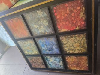 BOMBAY CO Framed MIXED MEDIA