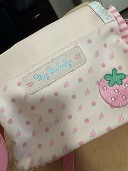 My melody & my sweet piano strawberry crossbody