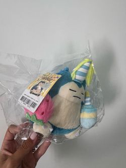 Pokémon Snorlax Birthday Plush Keychain