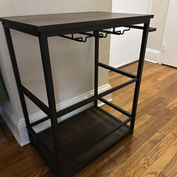 Bar Cart/ Wine Rack Table