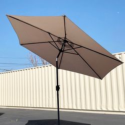 Brand New $40 Patio 10 FT Umbrella with Tilt and Crank, Outdoor Garden Market Table (Base not included)