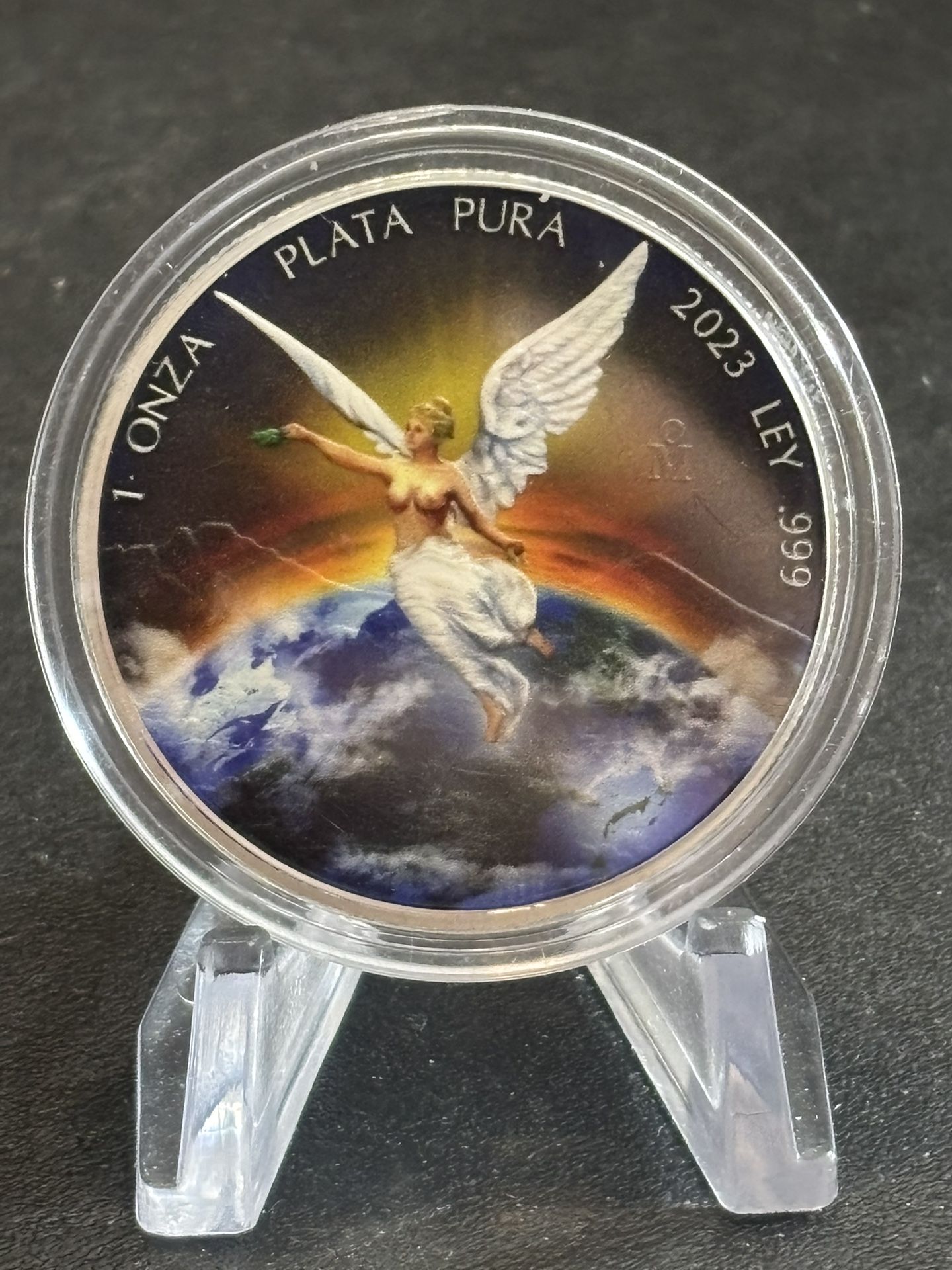 2023 Colorized Libertad 1 Ounce Pure Silver Plata Pura