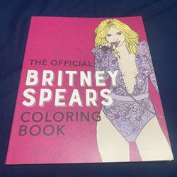 Britney Spears Paperback Coloring Book