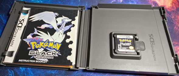 Pokemon Black Version Nintendo DS NOT FOR RESALE Box CIB Manual Tested Authentic