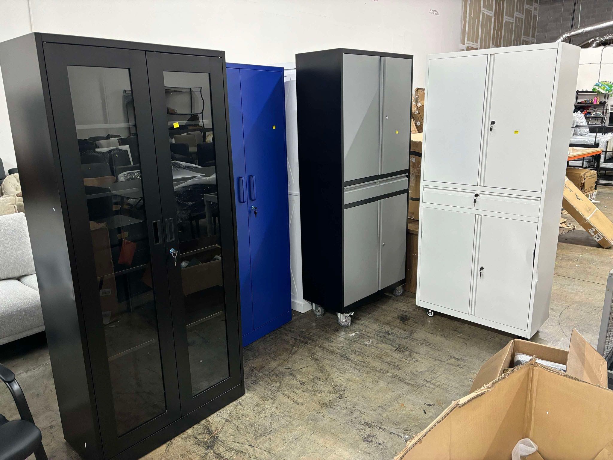 Metal cabinet (damage)($100-$120)
