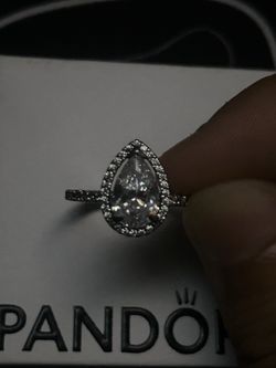 Pandora Sparkling Ring Size 8