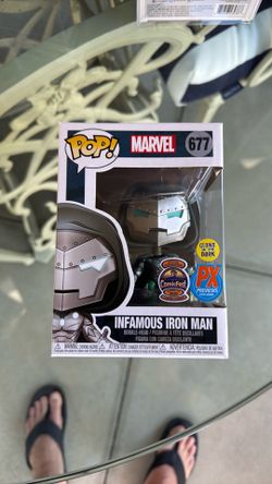 Funko Pop marvel infamous iron man glow convention exclusive