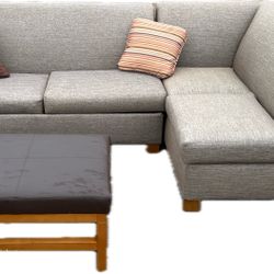Sectional With Ottoman