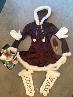 Dreamgirl Costume Size S Eskimo Cutie Dress, for Halloween