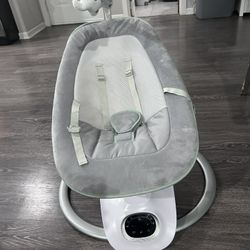 Momcozy CocoSway 3D-Motion Baby Swing for Infants to Toddlers, 6 Motion Modes