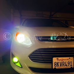 PSX26W 12278 LED Headlight Fog Lights/DRL Upgrade, 6000K Xenon White 12278C1 H28W PWY26W Xtreme Super Bright luces 