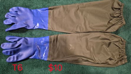 Pond cleaning gloves, drainage waterproof gloves