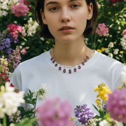 Antique Amethyst Necklace