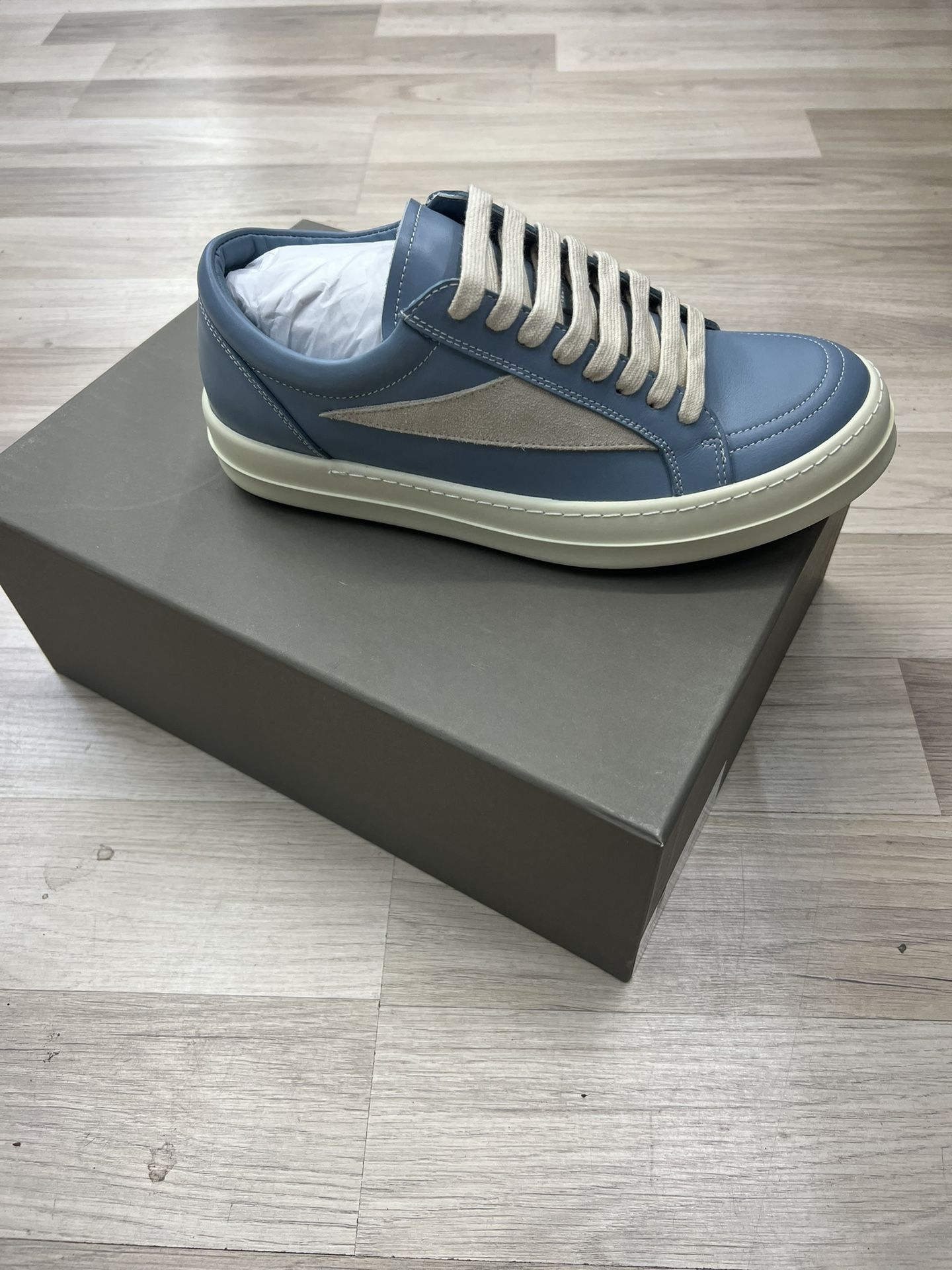 Rick Ownes Blue Sneakers
