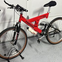 univega 900 aluminum DS 6061-T6 heat treated mountain bike with stand!