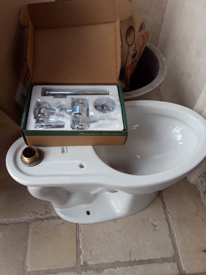 Two Brand New Commercial Toilets: Complete with all Hardware: in the box