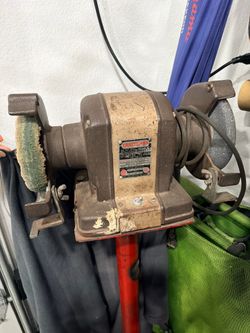Vintage Craftsman Bench Grinder / Buffer – Heavy Duty USA Made – $200