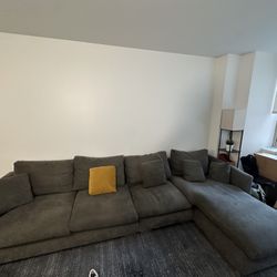 142 Inch Feathers Sectional Couch 