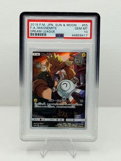 2019 Japanese Sun & Moon Magnemite PSA 10